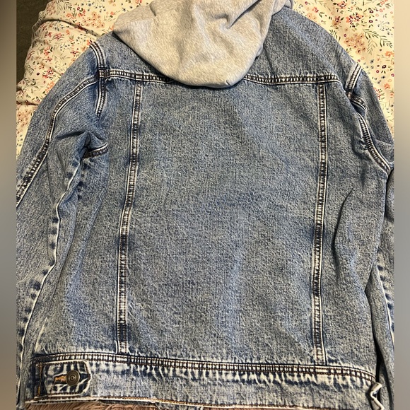 Forever 21 Hooded Denim Jacket - Picture 7 of 7